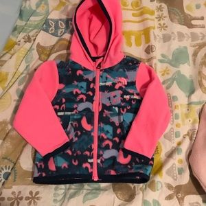 TNF infant fleece hoodie